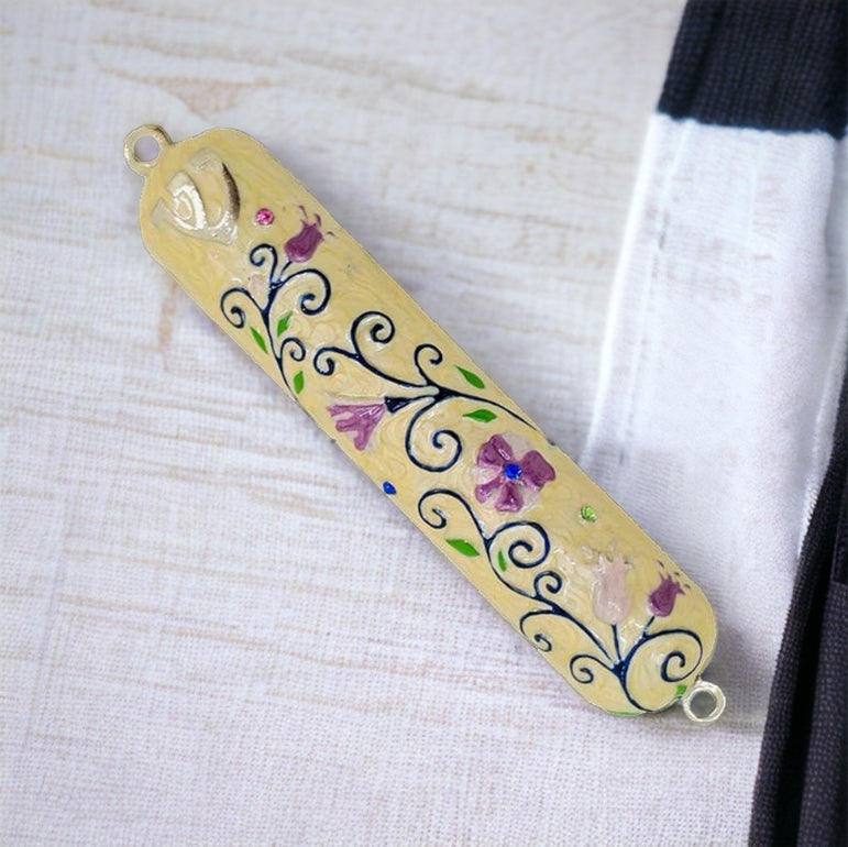 Lilac Mezuzah Case