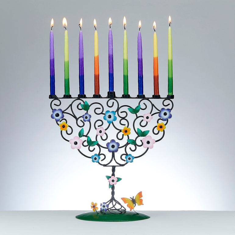 Flower Menorah