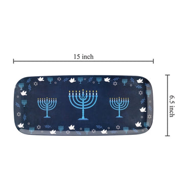 Hanukkah Melamine Tray